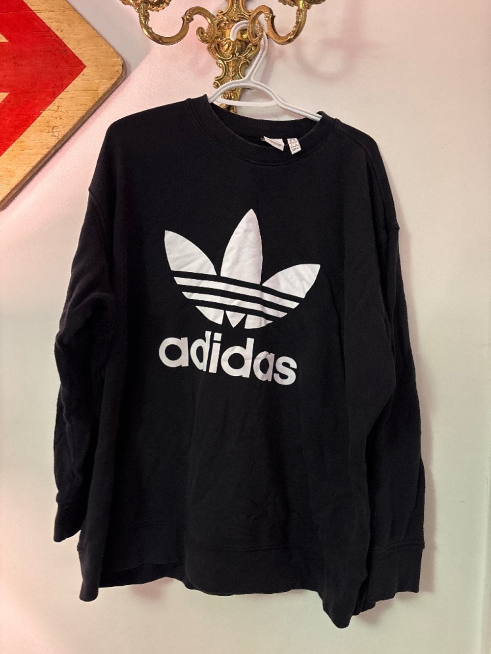 ADIDAS womens 3X pullover crewneck sweater